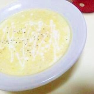 豆乳とかぼちゃの冷製スープ